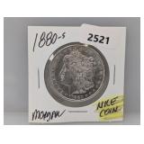 1880-S 90% Silv Morgan $1 Dollar