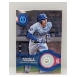 2025 Freddie Freeman Topps Tribute Relic Blue /150