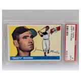 1955 Topps PSA 5 #1 Dudty Rhodes 1st Card In Set