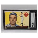 1955 Topps SGC 3.5 #210 Duke Snider HOF Dodgers