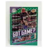 2019-20 Mosaic Green LeBron James "Got Game" #7