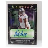 2020 Aurora Obsidian Warren Sapp Auto 22/25 AA30