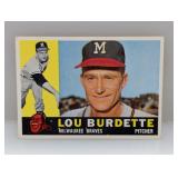 1960 Topps Lou Burdette #70 Surface