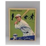 1934 Goudey #13 Frankie Frish HOF Cardinals Damage