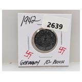 1942 Germany 10 Reich