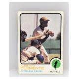 1973 Topps #50 Roberto Clemente HOF Crease