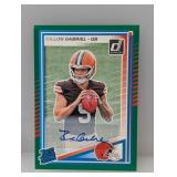 2025 Donruss Dillon Gabriel Auto Green Press 316