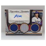 2023 Outman Topps MC Triple Relic Auto RC /199
