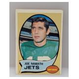 1970 Topps Joe Namath #150 Surface/Indents