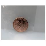 1oz .999 Copper Bigfoot Round