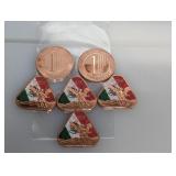 (6) 1oz .999 Copper Rounds