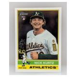 2025 TOPPS HERITIAGE NICK KURTZ RC CHROME SP VAR
