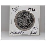 1984 1oz .999 Silv Engelhard Prospector Round