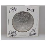 1996 1oz .999 Silv Eagle $1 Dollar