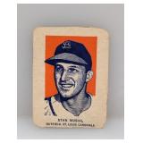 1952 Wheaties Stan Musial Hand Cut Card Damage