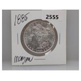 1885 90% Silv Morgan $1 Dollar