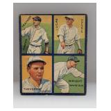1935 Goudey 4 in 1 Pie Traynor HOF Pirates # 4 B