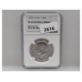 NGC 1979-S PF69 Type 1 Ultra Cam JFK Half $1