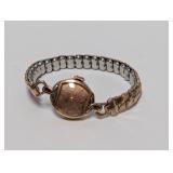 Vtg Gruen Rose Gold Tone GF Watch