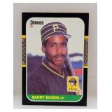 1987 Donruss Barry Bonds RC #361 Surface