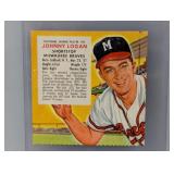 1954 RED MAN TOBACCO JOHNNY LOGAN Surface/Indents