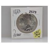 1923 90% Silv Peace $1 Dollar