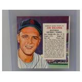 1954 RED MAN TOBACCO Baseball JIM DELSING 24A DMG