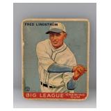 1933 Goudey Fred Lindstrom(Rookie) Pirates DMG