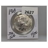 1968 40% Silv JFK Half $1 Dollar