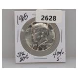 1968 40% Silv JFK Half $1 Dollar