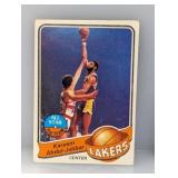 1979 Topps Kareem Jabbar All-Star #10 Creases