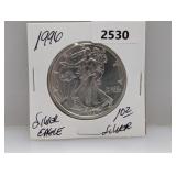 1996 1oz .999 Silv Eagle $1 Dollar
