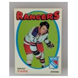 1971/72 Topps Hockey BRAD PARK 40 HOF