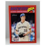 2026 Topps Heritage Red Border Misiorowski RC #144