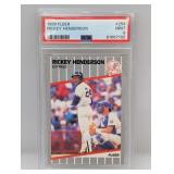 1989 Fleer Rickey Henderson 254 PSA 9