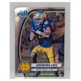2024 Bowman Chrome University Jeremiyah Love 1st