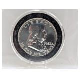 1962 90% Silv Franklin Half $1 Dollar