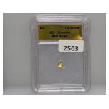 ICG ND .5G Gold Nugget