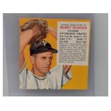 1953 RED MAN TOBACCO Baseball MURRY DICKSON Crease