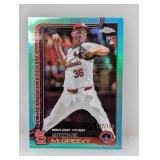 2025 Topps Chrome Green Michael McGreevy RC SP/199
