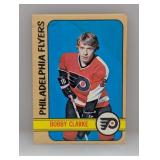 1972/73 Topps Hockey BOBBY CLARKE 90 HOF DMG