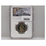 NGC 2008 MS65 S.Africa Mandela 90th Bday 5R