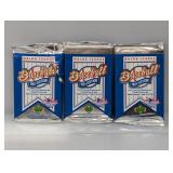 (3) 1991 UD High & Low # Cards Packs One Pack Torn