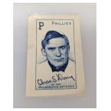 1911 S74 Charles Red Dooin Baseball Silk