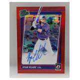 2021 Optic Rated Prospect Red Ryan Vilade Auto /50