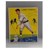 1934 Goudey #29 - Larry French "Pirates" Creases
