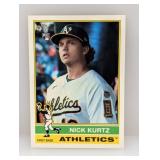2025 Topps Heritage HN Image Var Nick Kurtz (RC)