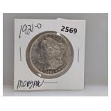 1921-D 90% Silv Morgan $1 Dollar