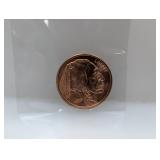 1oz .999 Copper Buffalo Round
