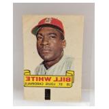 1966 Topps Rub-Offs Baseball BILL WHITE